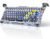 GravaStar Mercury K1 Pro Wireless Mechanical Gaming Keyboard, 75% Layout RGB Custom Keyboard, Hot-Swappable Linear Switches – Aluminum Alloy, Interstellar Silver Brushed Metal Look